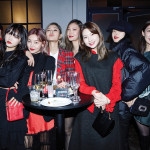 지큐 나이트를 화사하게 밝혀준 모델 정채율, 송해나, 안아름, 이선정, 김진경, 김성희, 지현정.