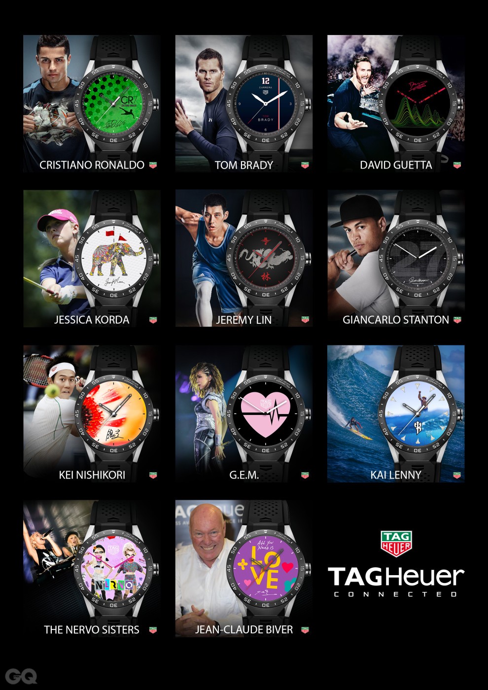 TAG Heuer Connected Watch Face Ambassadors