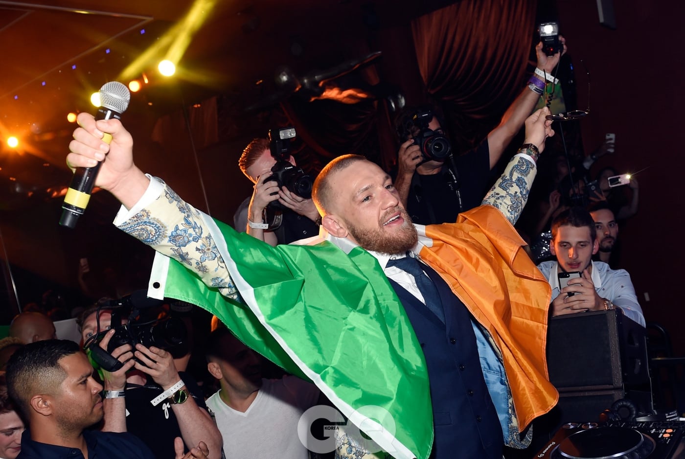 LAS VEGAS, NV - AUGUST 27:  Conor McGregor attends his after fight party and his Wynn Nightlife residency debut at the Encore Beach Club at Night at Wynn Las Vegas on August 27, 2017 in Las Vegas, Nevada.  (Photo by David Becker/Getty Images for Wynn Nightlife)