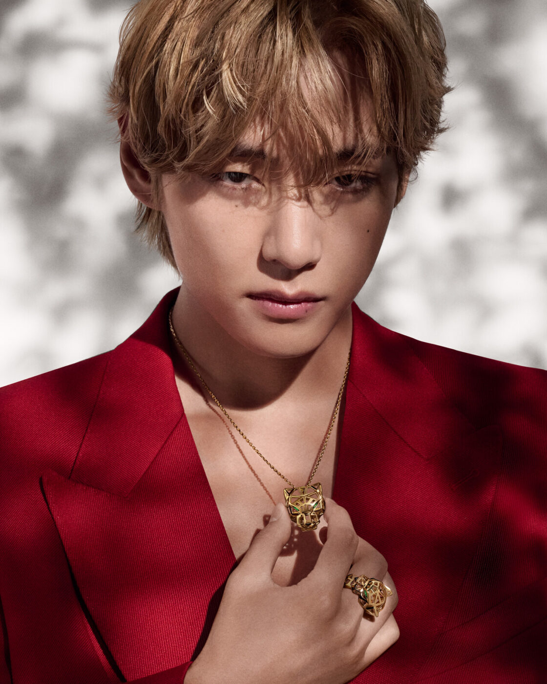 bts v cartier necklace