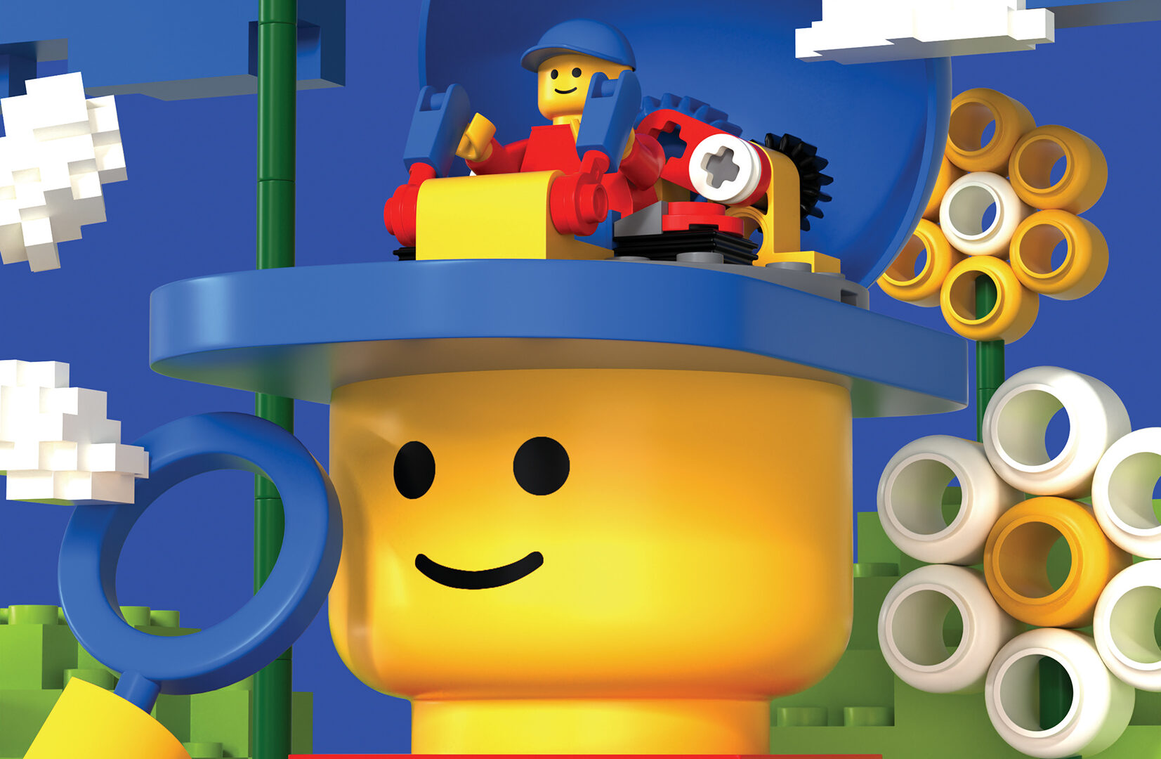 레고의 본고장 덴마크 빌룬트를 지키는 대형 레고 미니 피겨