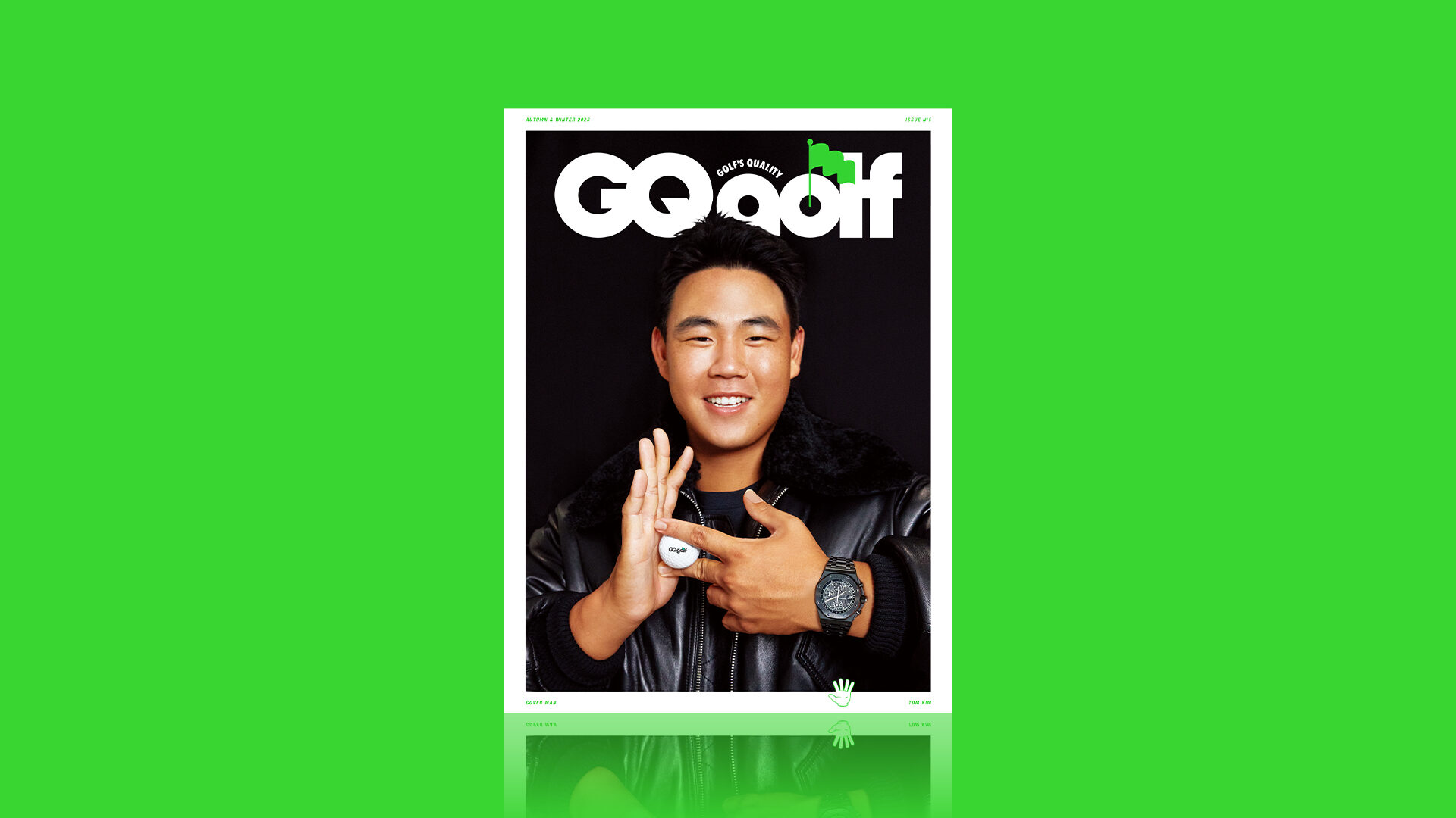 톰 킴 김주형과 함께한 다섯 번째 지큐 골프 커버와 목차 공개(GQ Golf Cover with Tom Kim)